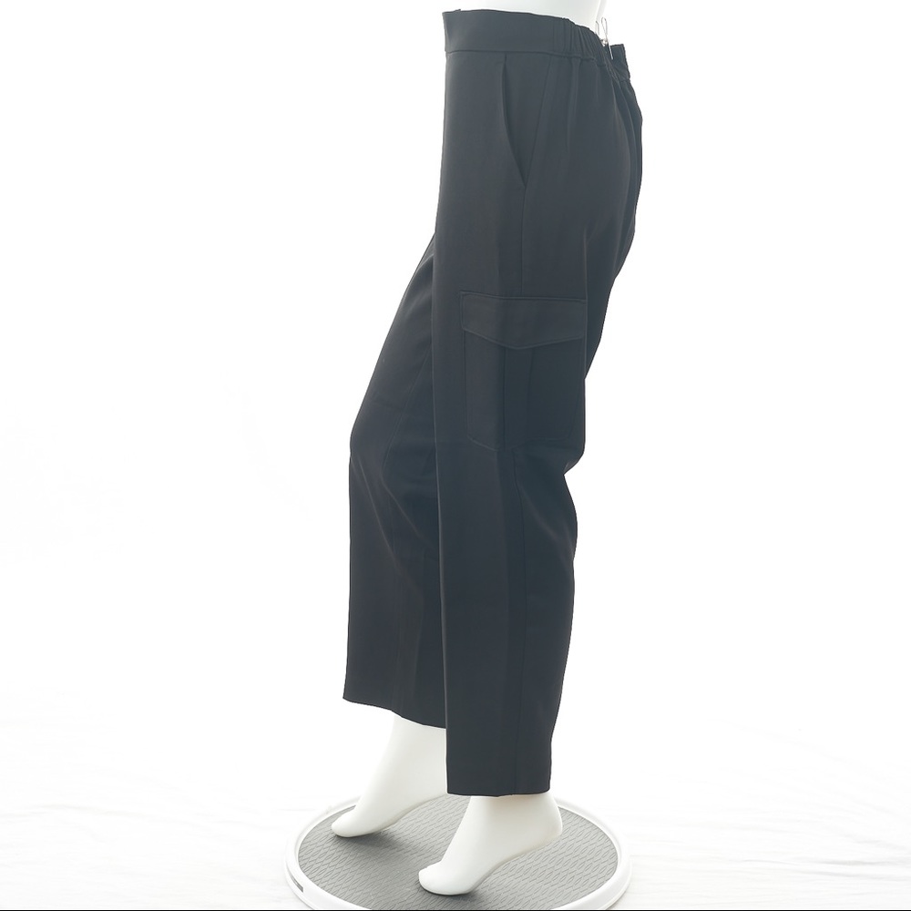 Loft Shimmer Satin Shimmer Cargo Pull On Pants New - Picture 6 of 8